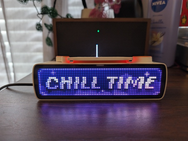 Busy Bar displaying the "CHILL TIME" status